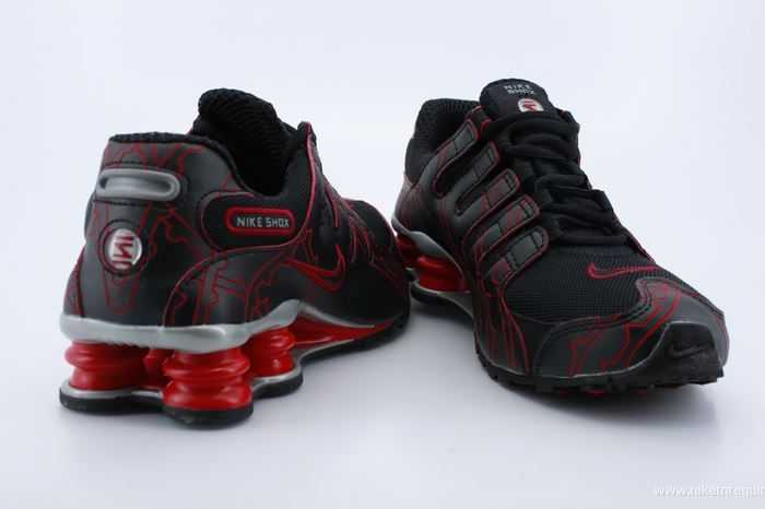 rouge et noir shox nz chaussures (1)